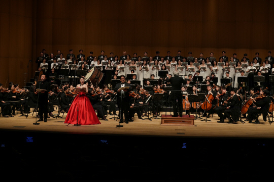 지난 26일 세종문화회관에서 '형남음악회 Korea Fantasy'가 열렸다.   [숭실대 제공]